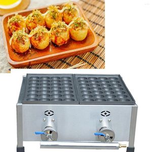 Brödtillverkare Gas typ 40 mm Bollstorlek Takoyaki Machine Maker Non Stick Baking Pan Octopus Small Balls Quail