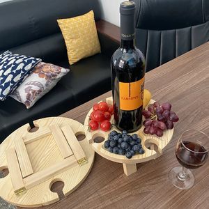 Set di posate Tavolo da vino pieghevole portatile da esterno quadrato rosso per coppie da picnic 231212