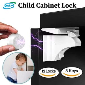 Corner Edge Cushions 441PCS Magnetic Child Lock Children Protection Baby Safety Drawer Cabinet Door Limiter Security Locks 231211