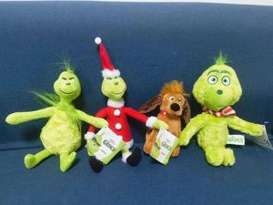 Fyllda djur julgrön monster plysch docka figur leksak pojkar och flickor idealiska plyscher gåvor till barn födelsedag