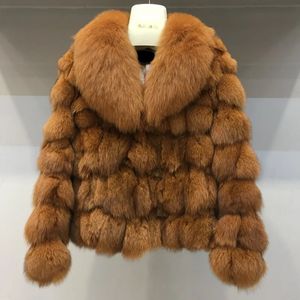 女性の毛皮のフェイクファーウィンタージャケット女性服リアルフォックスファーショートファッションナチュラルファーコートとジャケット女性厚い暖かいアウター231211