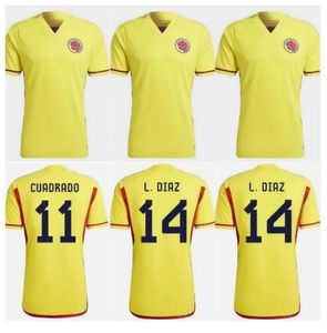 2023 2024 ColumbiaS maglie da calcio 23 24 Camiseta Columbiana maglie da calcio copa L.DIAZ FALCAO JAMES VALDERRAMA L.SINISTERRA SANCHEZ CUADRADO BORRE maglia