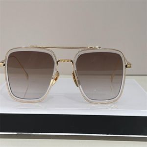 Designer Solglasögon för män Fashion Brand Style Mens Vintage Retro Solglasögon Metal Square Form Women Gold Frame Unisex Eyewear UV 2922