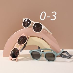 Baby Uv 400 sunglasses toddler kids sun protection glasses infant boys girls polarized Prevent dropping eyewear sunblock Z5972