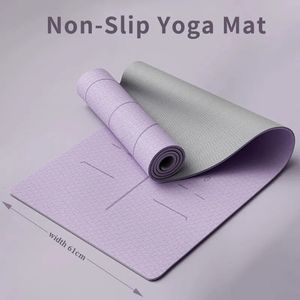 Yoga Paspasları Yoga Mat Anti Slip ve Çevre Dostu Fitness Egzersiz Mat Omuz Kayışları Profesyonel Yoga Mat Uygun 231211