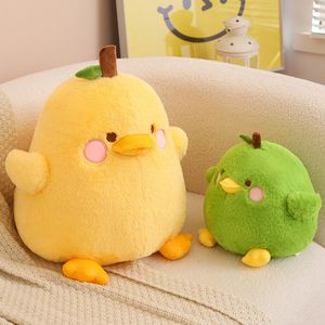 Soft Hy Wy 20/30/40CM Stuff Cartoon Pear Plush Doll Funny Toy Fruit Sleep Pillow Stuffed Animals Christmas Gift Angry Duck