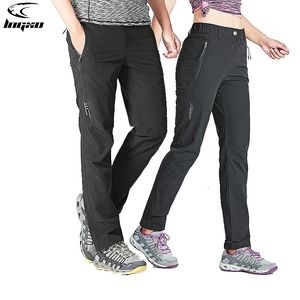 Pantaloni da esterno LNGXO Pantaloni da trekking ad asciugatura rapida Donna Uomo Corsa all'aperto Campeggio Arrampicata Pantaloni da montagna impermeabili Pantaloni leggeri elasticizzati 231211