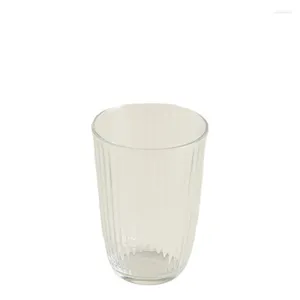 Bicchieri da vino Y Design dalla linea semplice e trasparente per tazze d'acqua per uso domestico, bevande da tè