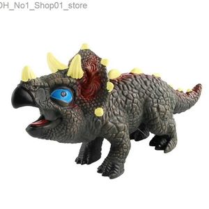 Bath Toys Soft Dinosaur Toys Rubber Dinosaur Model Toy With Sound Dinosaur Toys Birthday Fall-resistant Toy Gifts With Gleamy Eyes For Q231212