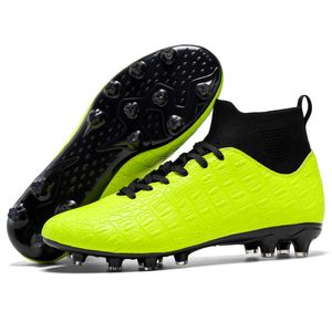 Ny stil Kvinnor Mens High Top Football Shoes Ag TF Soccer Boots Youth Children's Training Shoes for Kids 8 Colors