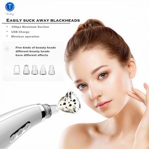 Rengöringsverktyg Tillbehör Blackhead Remover Vakuum Deep Nos Cleaner T Zone Por Acne Pimple Removal Electric Beauty Clean Hud Tool 231211