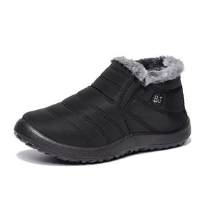 Boots Men'S Cotton Shoes Old Beijing Plush Insulation Dad's Shoes Leisure Lightweight Cotton Boots Wearing By Lazy People 231212