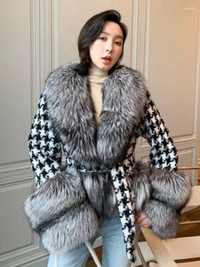 Lenço de inverno de pele feminina xale de malha quente batwing capa jaqueta de couro com gola falsa para mulheres