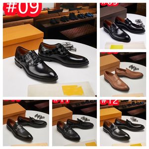 40 modelo homem sapatos de couro genuíno moda luxo dos homens designer vestido sapatos respirável oxford sapatos para homens herren plus size 38-47