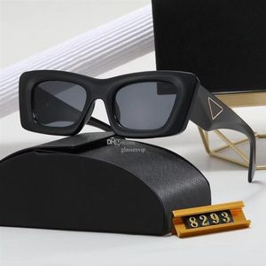 Fashion Designer Sunglasses For Man And Woman Classic Black White Cat Eye Sun Glasses Outdoor Travel Beach Vacation Driving Eyewea233O