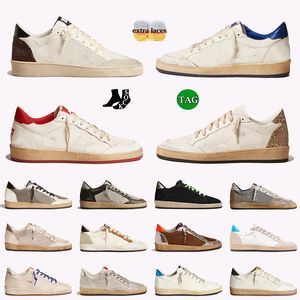 Crackle Leather Nappa Suede Luxury Italy Ball Star Sneakers Designer Casual Shoes Original handgjorda tidlös sneaker Sluta aldrig drömma skateboard låga tränare