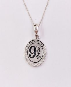 charms jewelry making Hary Poter Platform 9 34 925 Sterling silver couples dainty necklaces for women men girl boys sets pend5297454