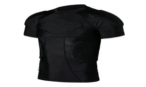 Whole Sports Body Protector Tshirt Honeycomb Sponge Sport Pads Sportswear Armor For Rugby Basketball Football8624398