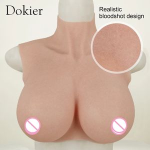 Breast Form Dokier Realistic Silicone Breast Forms Fake Boobs Tits Shemale Transgender Sissy Drag Queen Crossdresser Breastplates Cosplay 231211