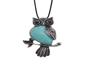 Damer Owl Healing Pendant Necklace Men039S Spiritual Energy Gemstone Necklace 19quot 12pcs4667400