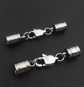 Whole Leather Cord End Crimps clasps With multi shape Lobster Clasp for DIY Jewelry Findings Accessories Whole3698501