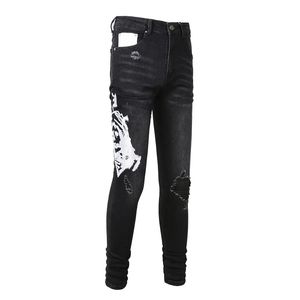 Miri jeans denim byxor mens designer jeans män svarta byxor av hög kvalitet rak design retro streetwear casual sweatpants motorcykel baggy ksubi jeans q72b