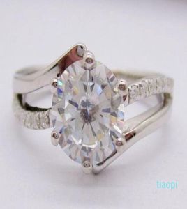 75MM Brilliant Round DF Moissanite in Solid 14K White Gold Prong Setting Halo Engagement Ring For Women89559837747811