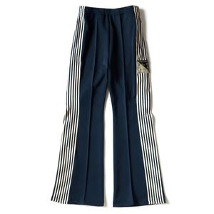 Men s Tracksuits 22aw Kapital Hirata Japan Style Tricolor Polyester Side Zipper Vertical Stripe Elastic Casual Pants Loose Trousers 231213