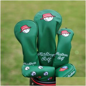 Club Heads Golf Er Malbon Coreia Original Único Pescador Chapéu De Madeira Ferro Putter Club Head Protection Drop Delivery Sports Outdoor Go Dhge5