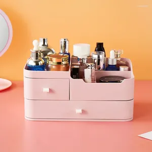 Cajas de almacenamiento Organizador de Maquillaje, clasificación fácil de Maquillaje, cuidado de la piel, estuche de exposición cosmético, Organizador de Maquillaje, joyería, accesorios para el cabello