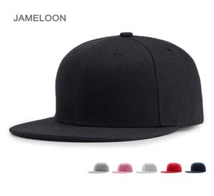 Kapelusz baseballowy Full Close Flat Brim Acryl Material Dopasowany tenis Hip Hop Street Dancing Basketball Sport Cap3846188