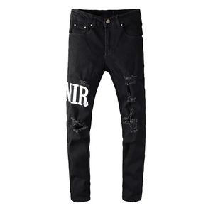 Miri Jeans Dżinsowe spodnie Męskie dżinsy Mężczyźni czarne spodnie Wysokiej jakości prosta design retro streetwear swobodne dresowe motocykl w lupgy ksubi dżinsy