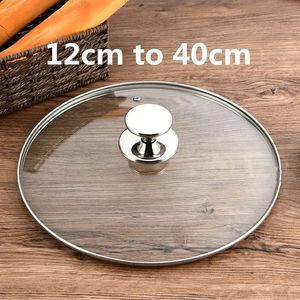 Cookware Parts Frying Pans Lid Glass Handle Pot Pan Wok Stainless Steel top cooking Cover 231213