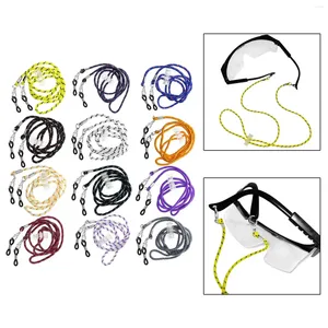 Correntes 12pcs óculos cinta moda universal portátil óculos cordão eyewear retentor óculos de sol para homens mulher adulto crianças