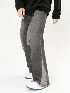 Herenjeans Zwart Vintage Klassiek Baggy Recht Heren Straat Hoge taille Wijde pijpen Broek Mode Casual denim broek Dames Y2K