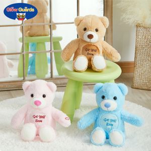 Plush Light - Up Brinquedos Brilho Guardas Led Luminoso Brinquedo De Pelúcia Tamanho Grande Lucky Teddy Bear Rosa Azul Crianças Almofada Macia Menina Presente de Aniversário 231212