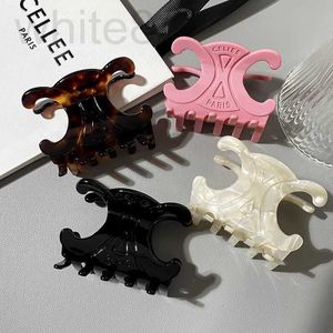 Hair Clips & Barrettes Designer Celi Triumphal Arch Acetic Acid Clip Female Internet Celebrity Back Head Spoon Pan Clash Shark Accessories K8XV barrette