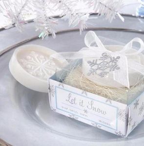 20st Söt snöflingasvål för bröllopsfest födelsedag baby shower souvenirer gåva gynna new8641499