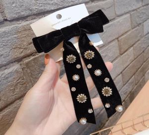 Fashion Korean fashion brooch Original design bow large version pearl pin buckle badge brooch1346332