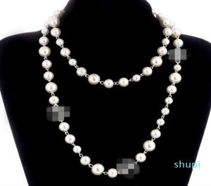 Fashion19Collana con lettere di perle a doppio strato con bordo nuovo Modelli di esplosione di catene di maglioni di moda Regalo di compleanno di Natale8730322