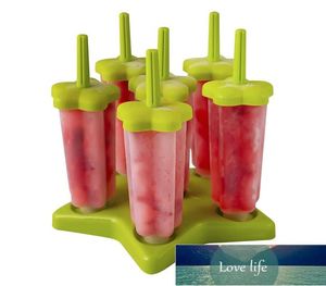 1 Piece 6 Grid Star Shaped Ice Pop Molds BPA Plastic Reusable With zer Base EcoFriendly Sturdy Ice Pop Molds9233812