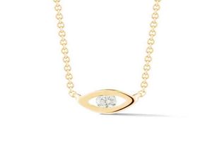 GEMNICE SMEEXKE Fashion Minimalist 925 Sterling Silver 14K Gold Plated Round Zircon Diamond Eye Pendant Necklace For Women2236048