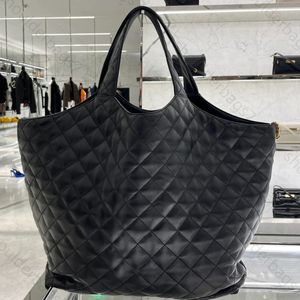 oversized shopping tote bag designer handbags mini wallet quilted lambskin womens travel satchel shoulder purse shopper bags black white totes bags for woman