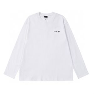 Felpa con cappuccio da donna firmata Felpa con cappuccio invernale in puro cotone girocollo sportivo casual sciolto high street tinta unita T-shirt da uomo e da donna a maniche lunghe