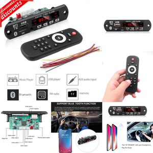 Novo áudio do carro mp3 mp5 player placa detectora bluetooth 5.0 módulo de áudio suporte usb tf mp3 wav mp4 mp5 função decodificação sem perdas kit para carro