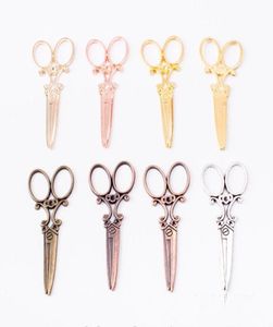 20pcs 6025MM Antique Silver color scissors charms vintage bronze scissors pendant for bracelet earring necklace diy jewelry8621400