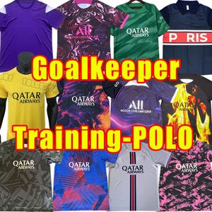 MBAPPE HAKIMI mESSISS soccer jerseys SERGIO RAMOS 22 23 Maillots de football 2023 MARQUINHOS VERRATTI HAKIMI men shirt maillot foot POLO Training goalkeeper