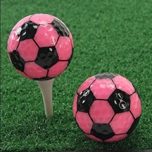 Golfbollar Suzakoo Golf Soccer Gift Ball Dubbelskikt Practice Random Color 1st 231213