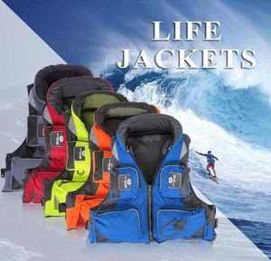 Outdoor Adult Adjustable Buoyancy Aid Swimming Boating Sailing Fishing Kayak Life Jacket Vest9397210