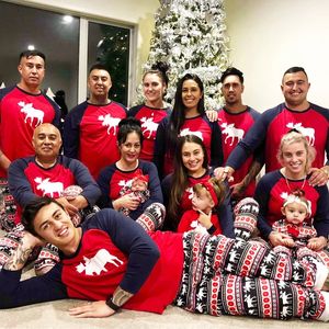 Family Matching Outfits Family Christmas Pajamas Set Warm Adult Kids Girls Boy Mommy Sleepwear Mother Daughter Clothes Dropship Matching Family Outfits 231212